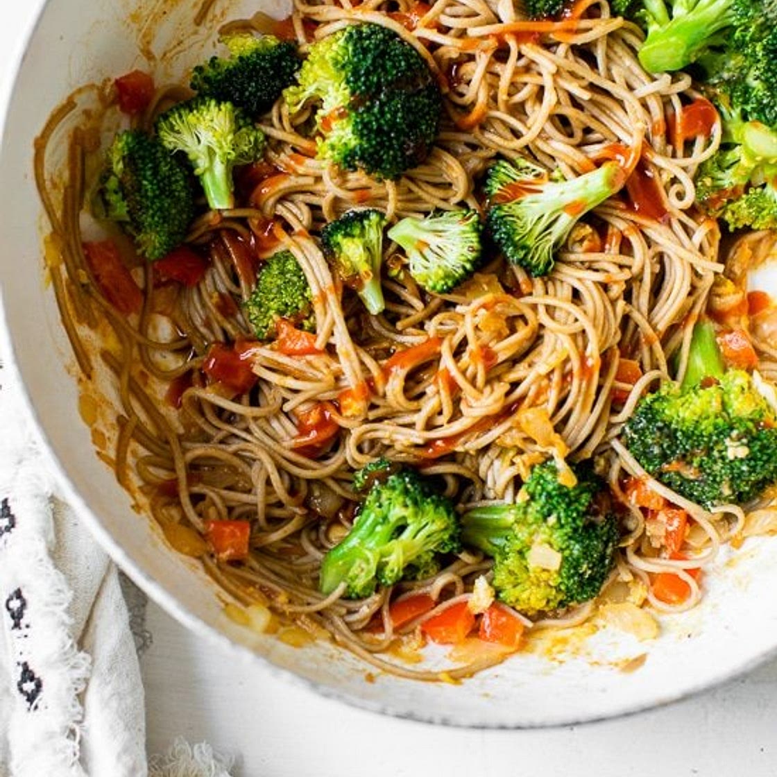 Soba Noodle Veggie Stir-fry