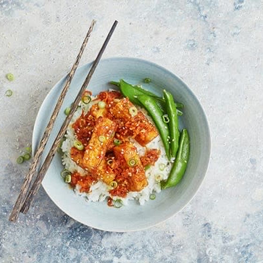 Crispy chilli tofu