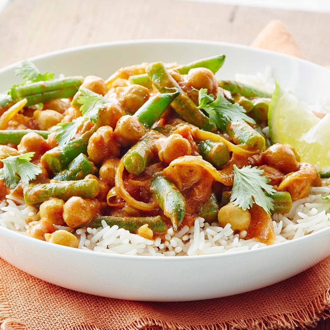 Vegan chickpea tikka masala
