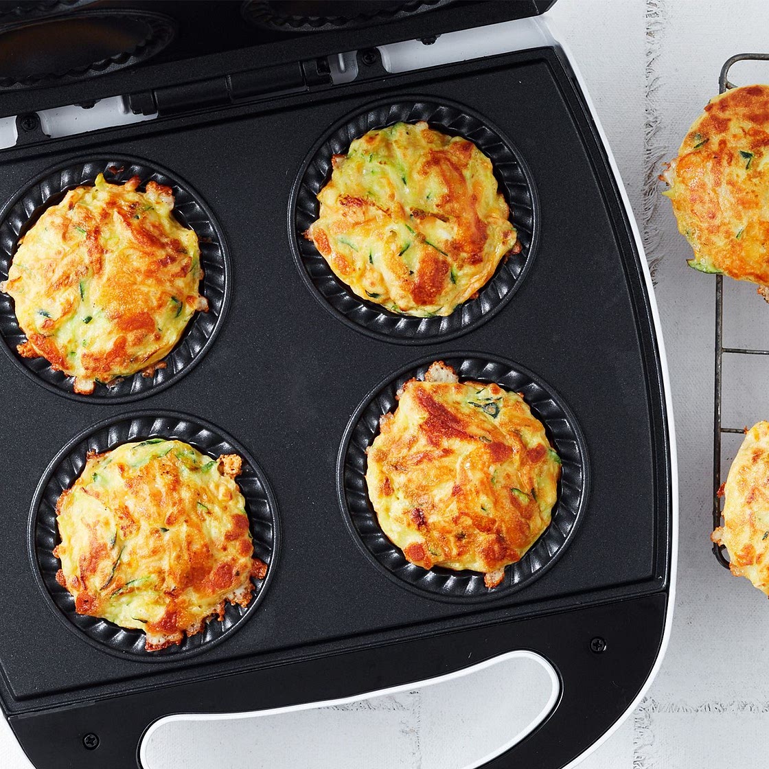 Pie maker zucchini slice muffins recipe