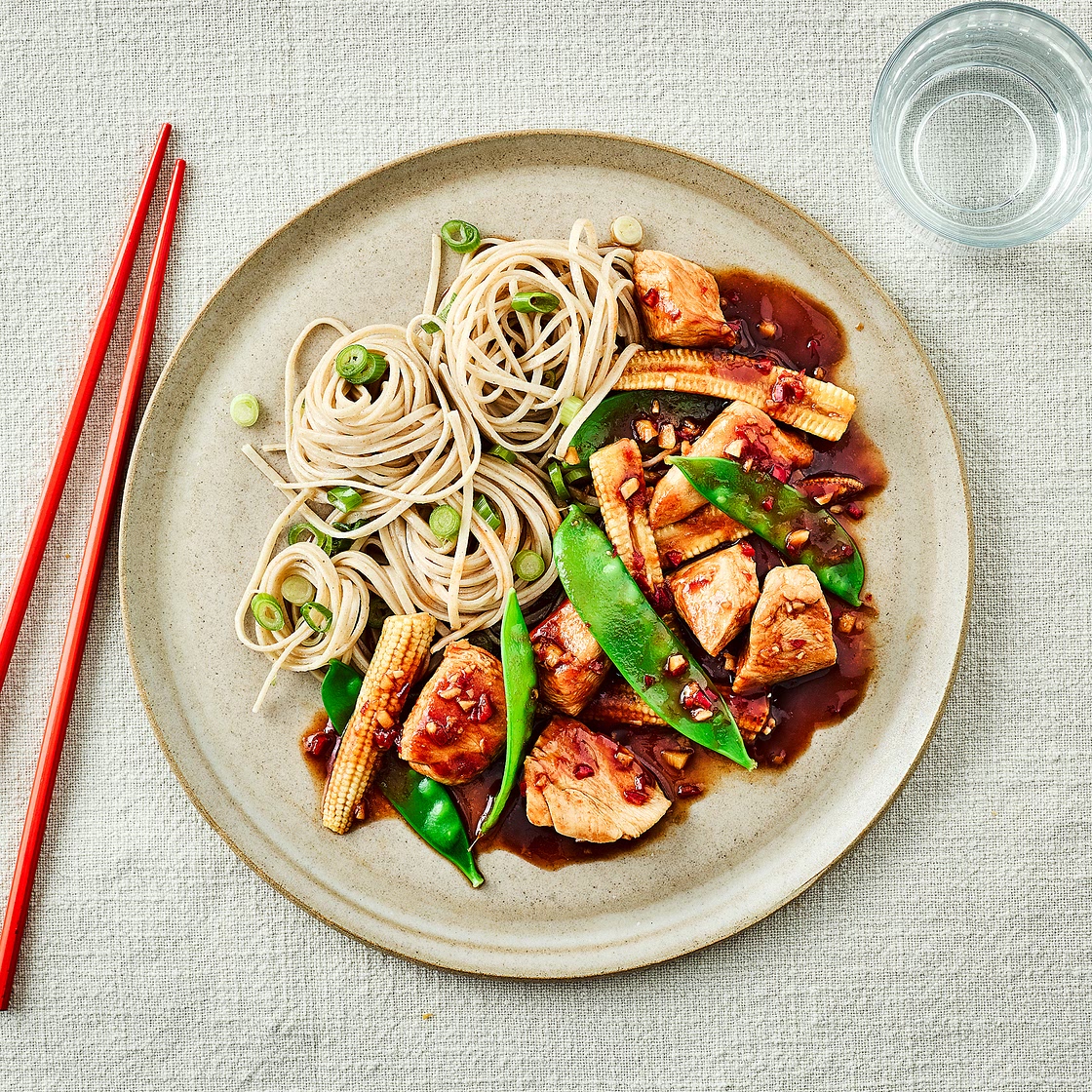 Szechuan Chicken & Baby Corn Stir-Fry