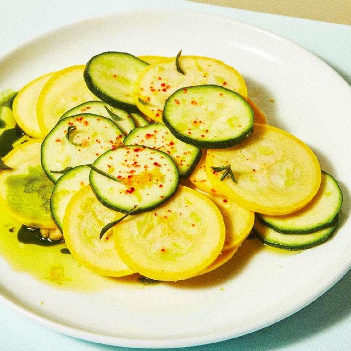 Estela's Summer Squash with Pine Nuts & Miso
