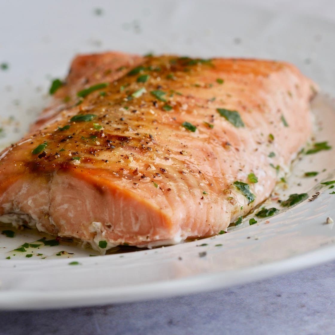 Filetto di salmone al forno delicato