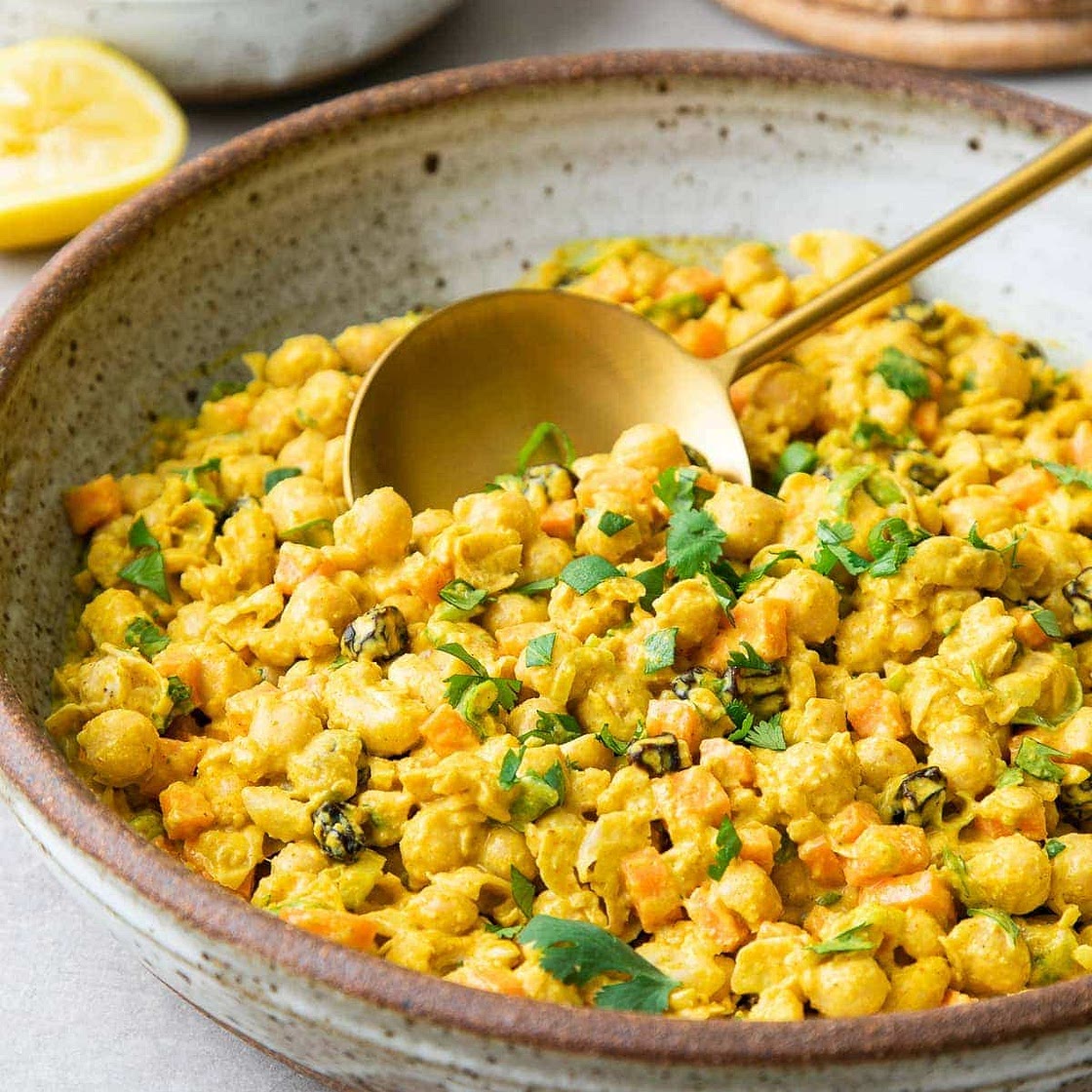 BEST CURRIED CHICKPEA SALAD