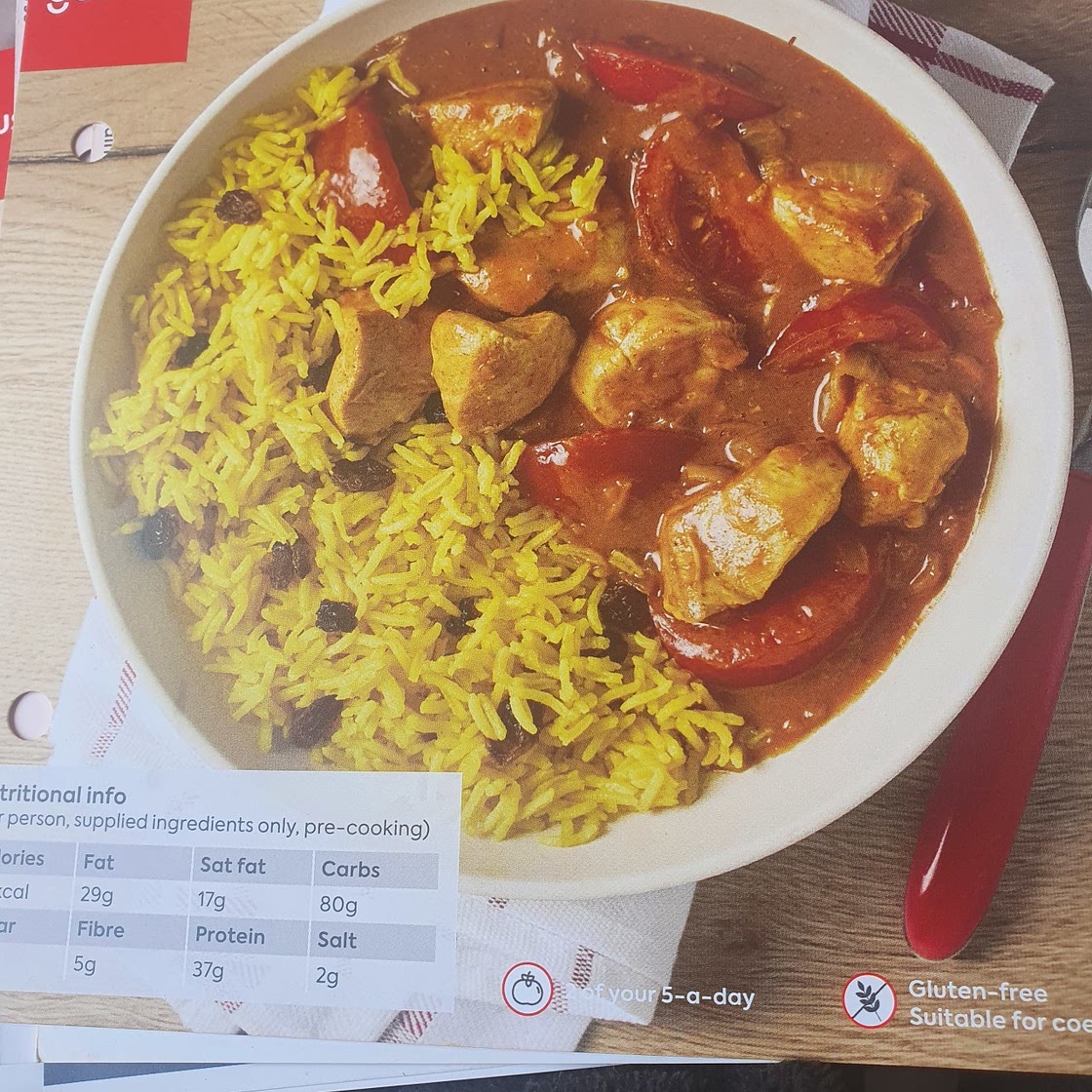 Mild chicken curry
