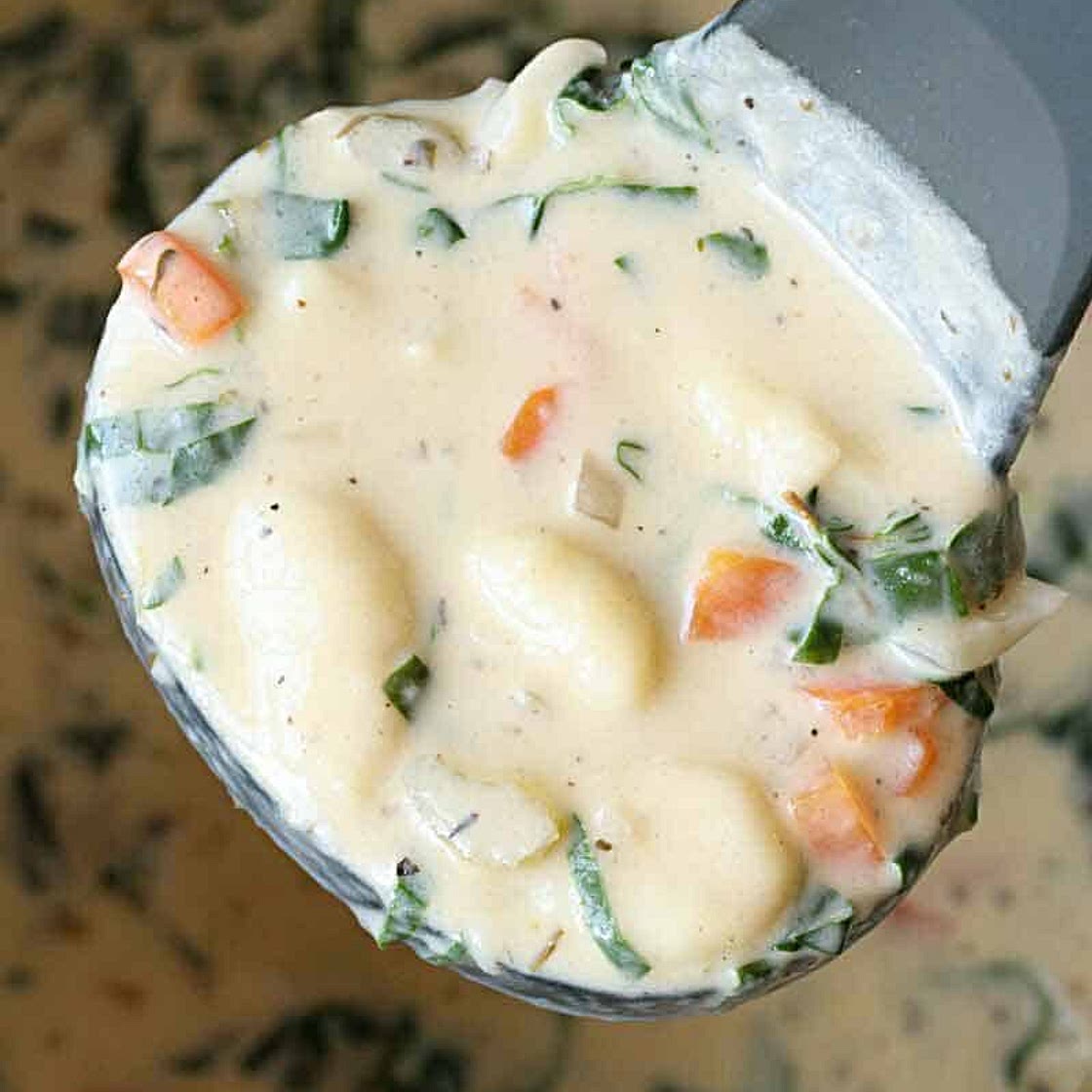 Instant Pot Gnocchi Soup