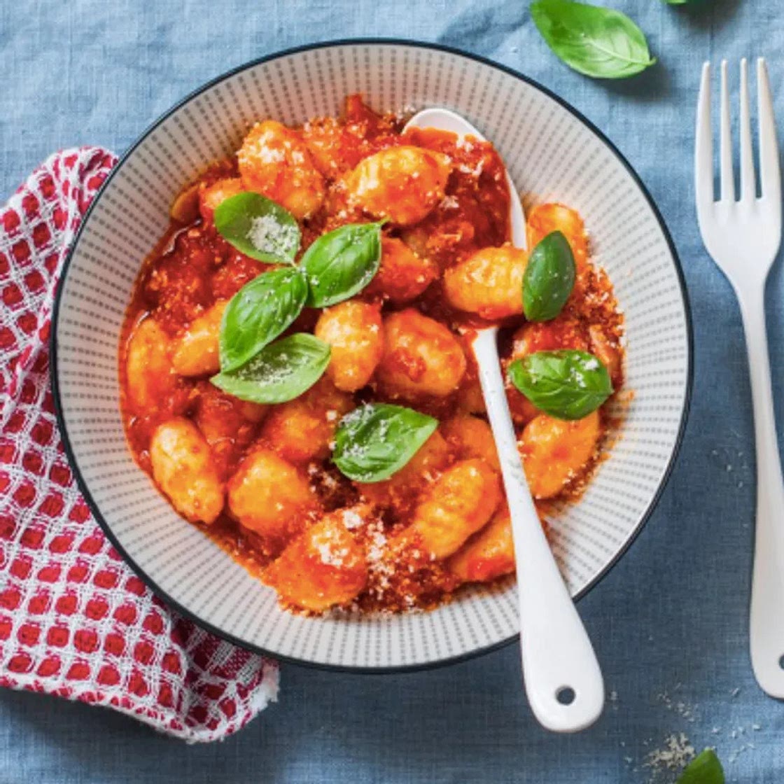 gnocchis à la sauce tomate gratinés