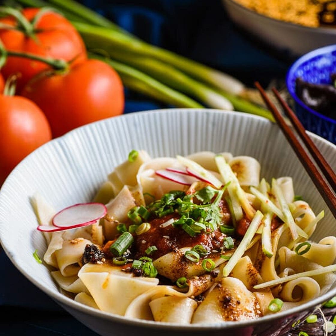 Biang Biang Noodles (Chinese Hot Sauce Noodles)