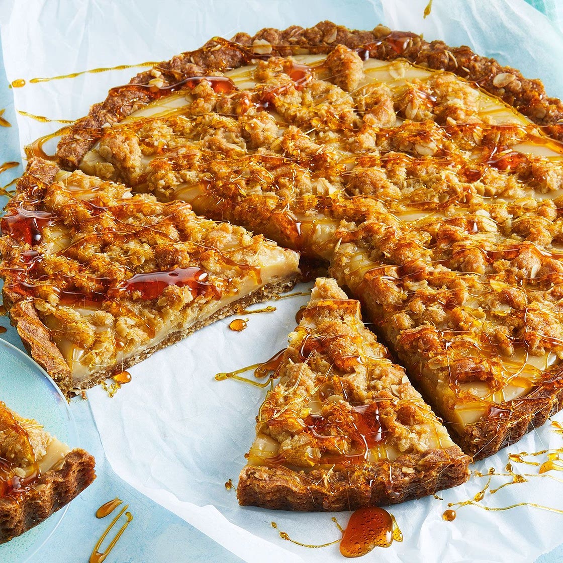 Golden syrup ANZAC tart recipe