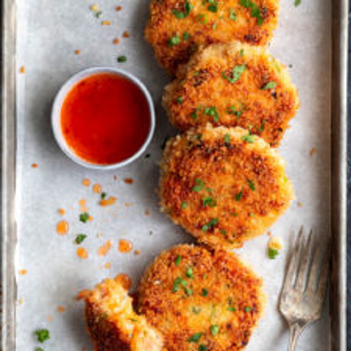 Extra Crispy Asian Salmon Cakes