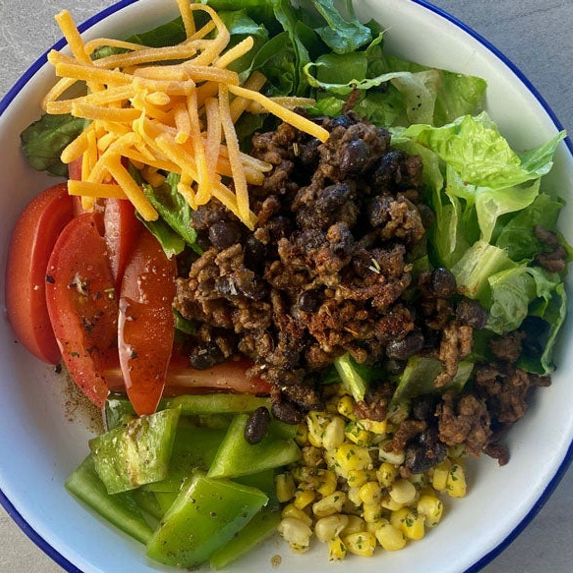 Black Bean & Beef Burrito Bowls