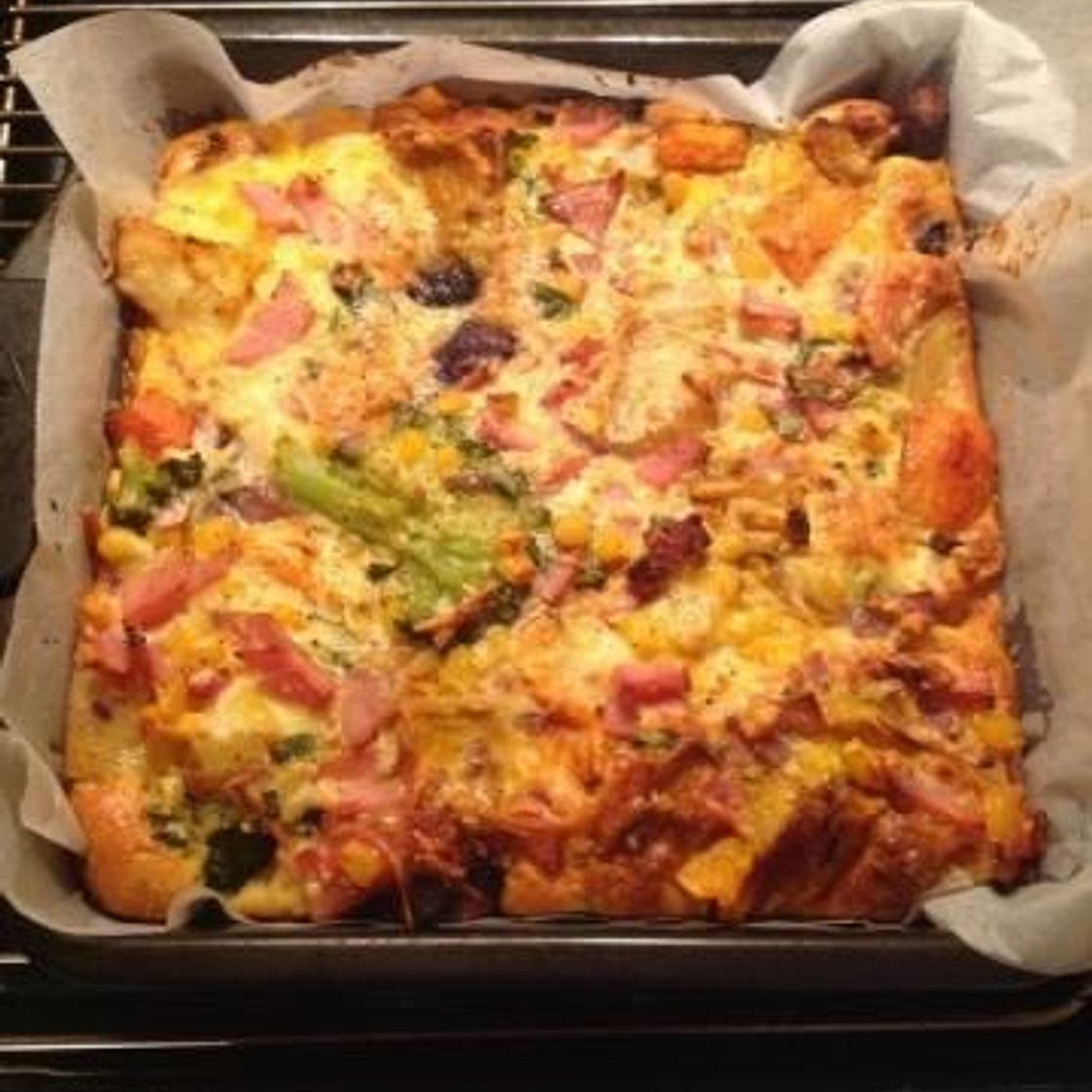Bacon and Vegetable Slice Recipe
