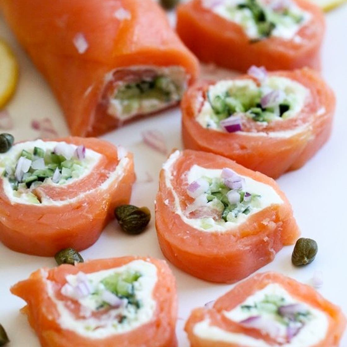 Smoked Salmon Pinwheels