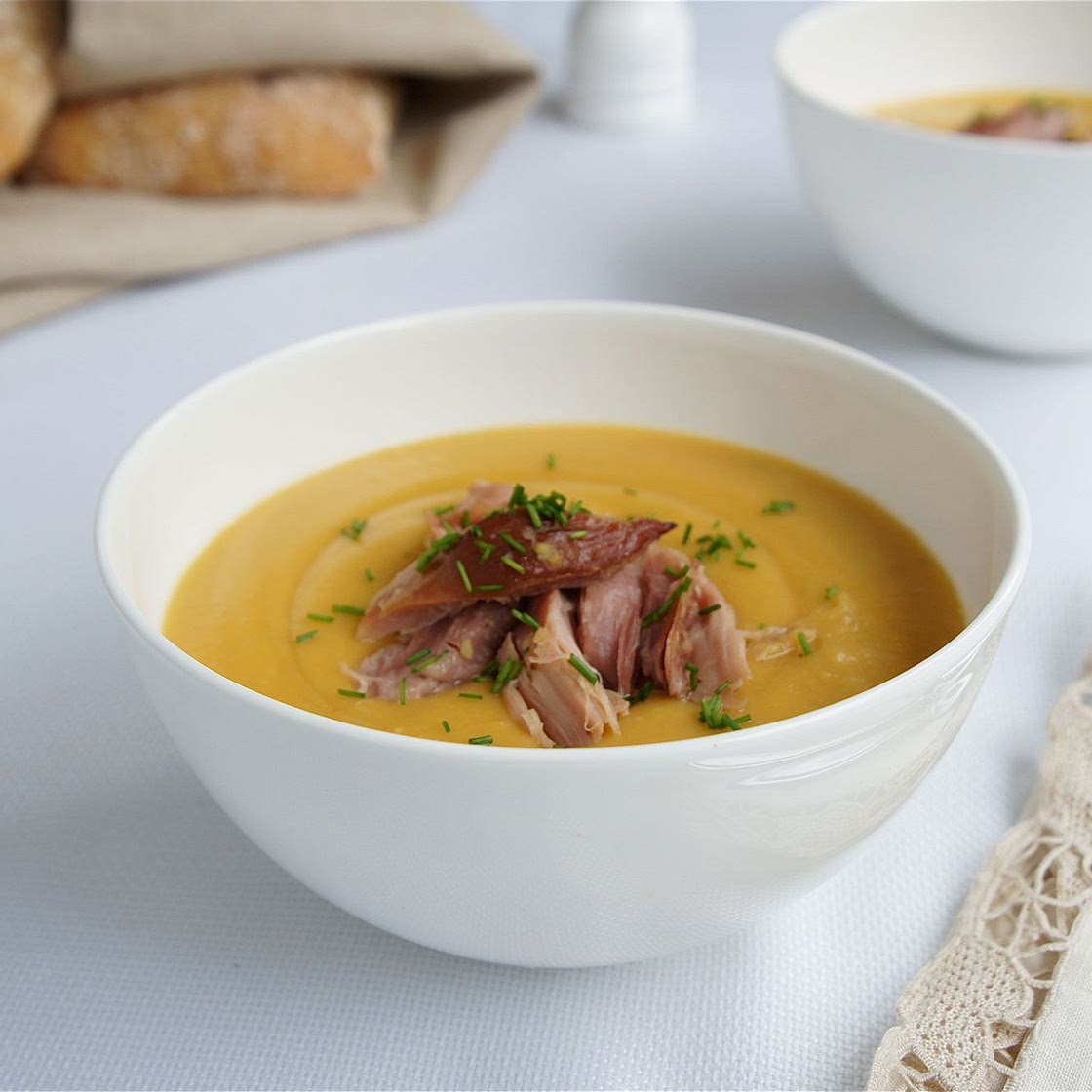 Slow Cooker Pea and Ham Soup Recipe