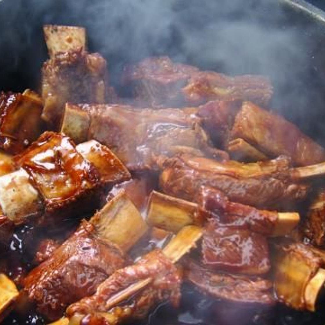 Cola and Smoky BBQ Ribs recipe