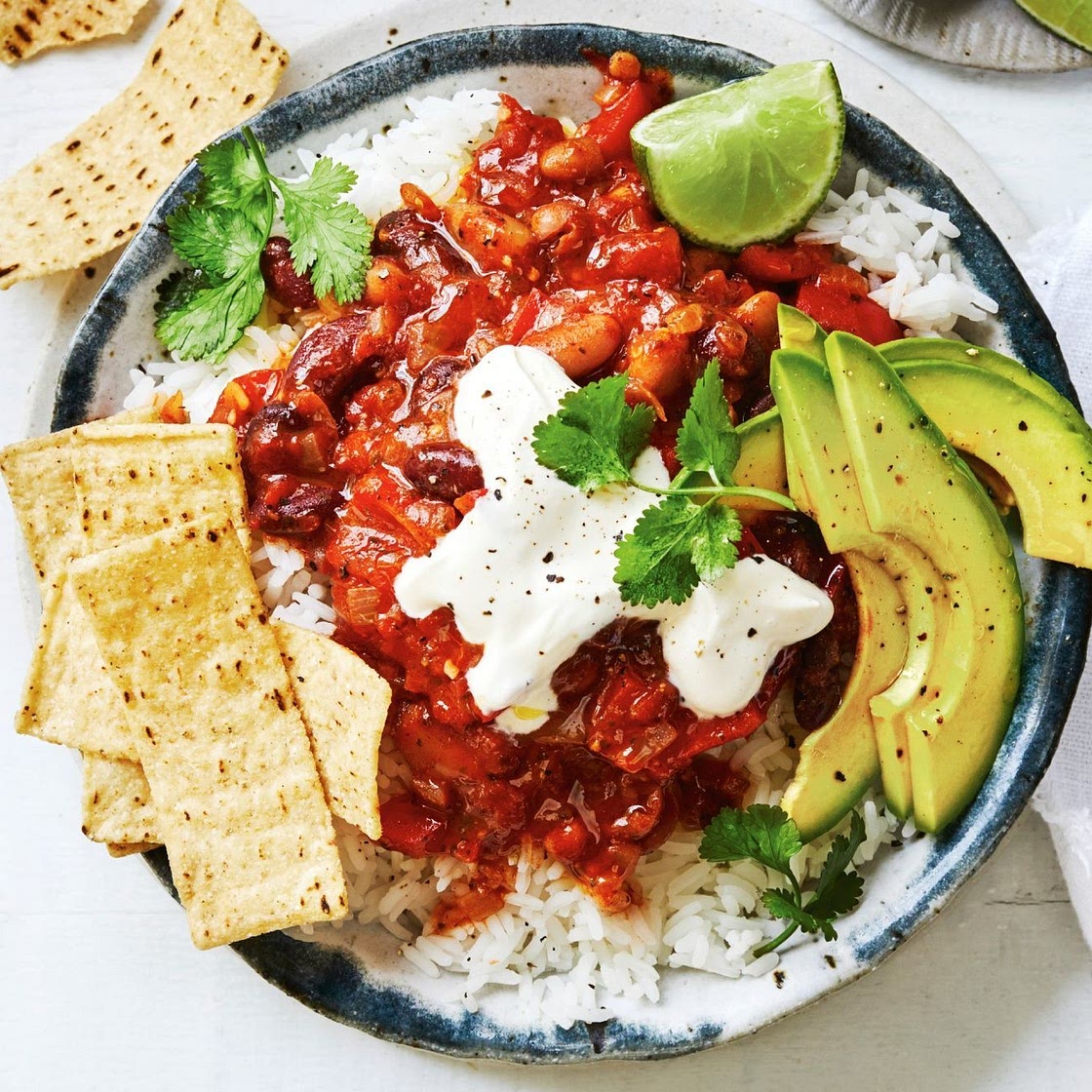 Quick veggie taco bowl recipe