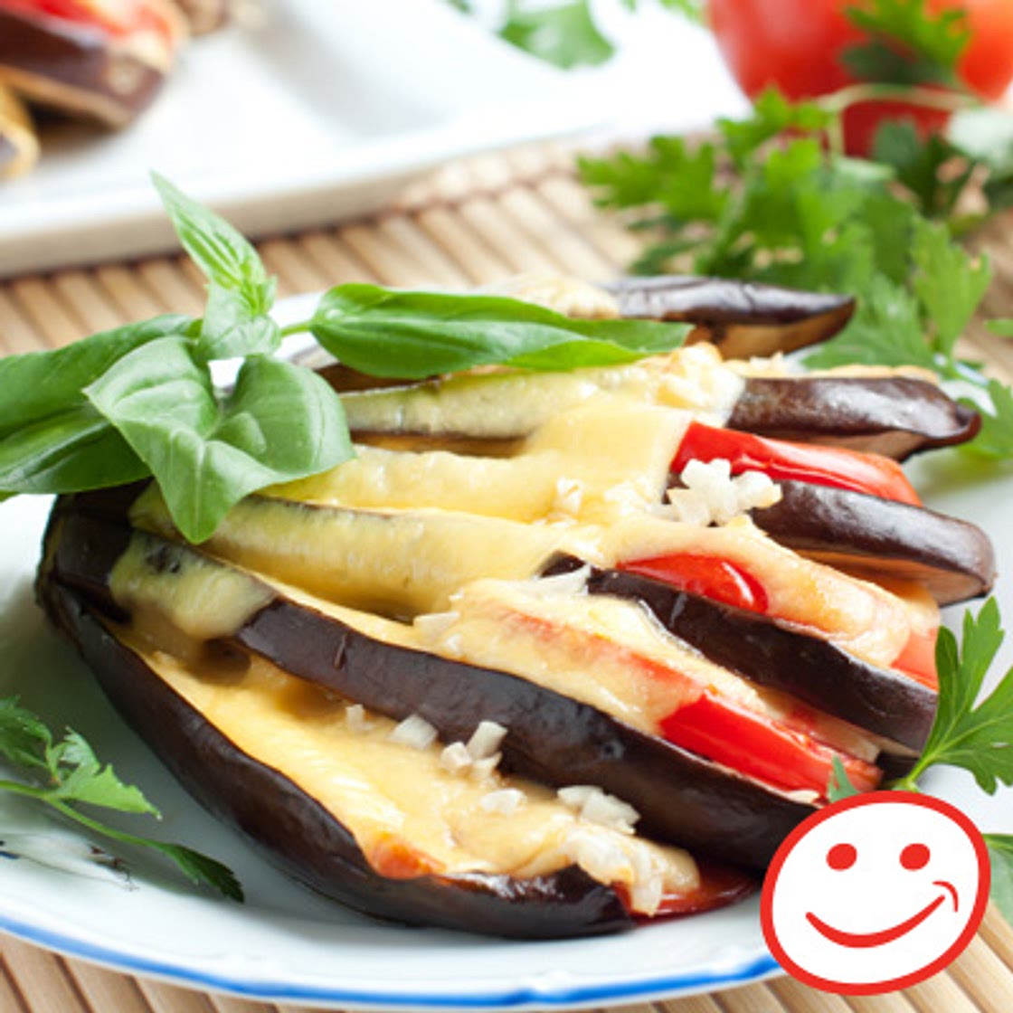 Entrées d’aubergine grillée à l’italienne