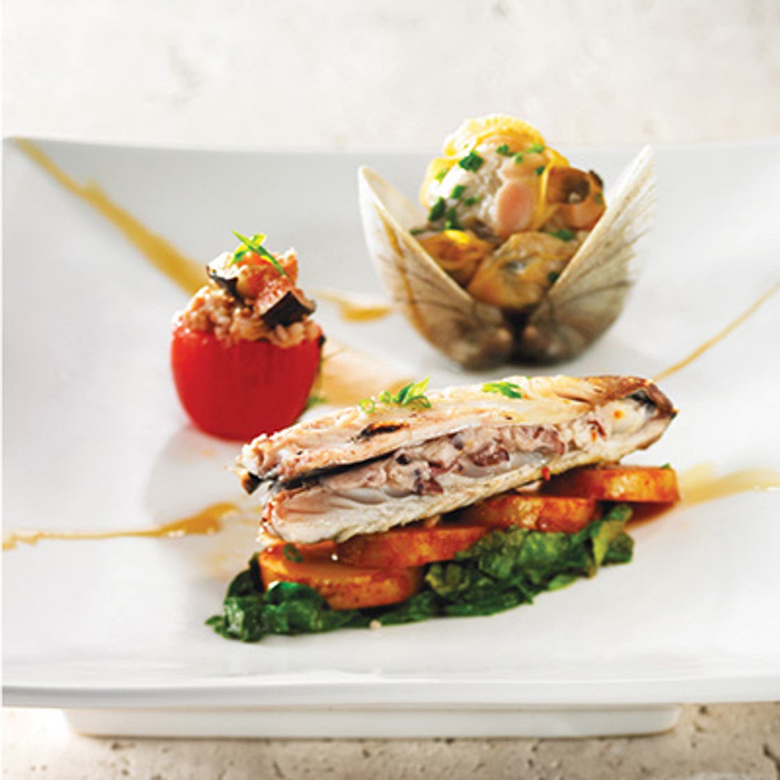 Sardines au fromage de brebis et olives