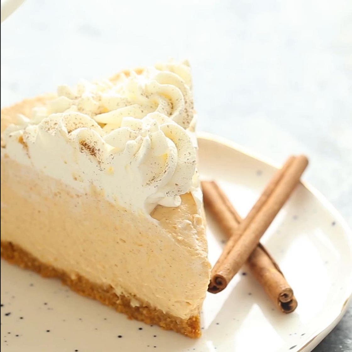No Bake Pumpkin Cheesecake Recipe by Tasty