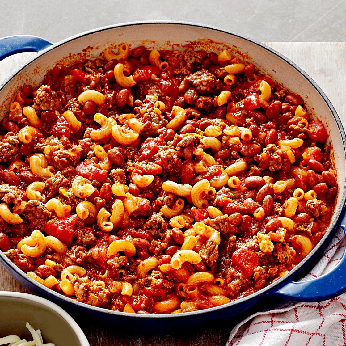 Chili-Pasta Skillet