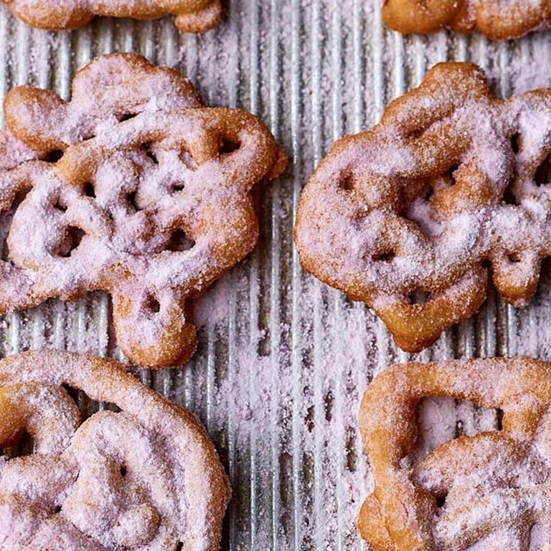Nadiya Hussain's Strawberry Milkshake Funnel Cake