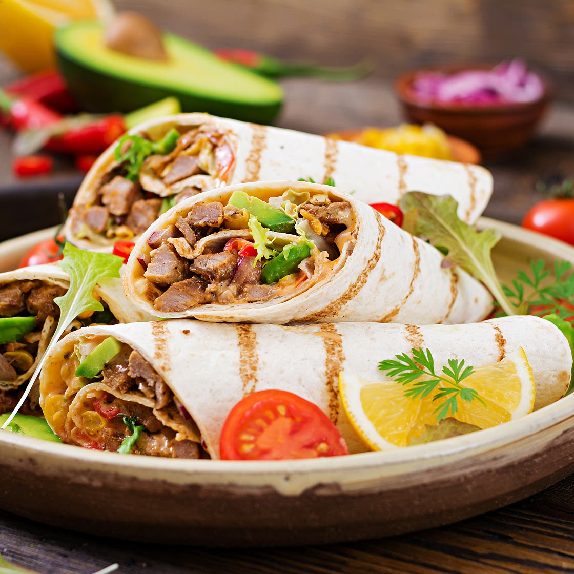 Burrito au Saint-Paulin
