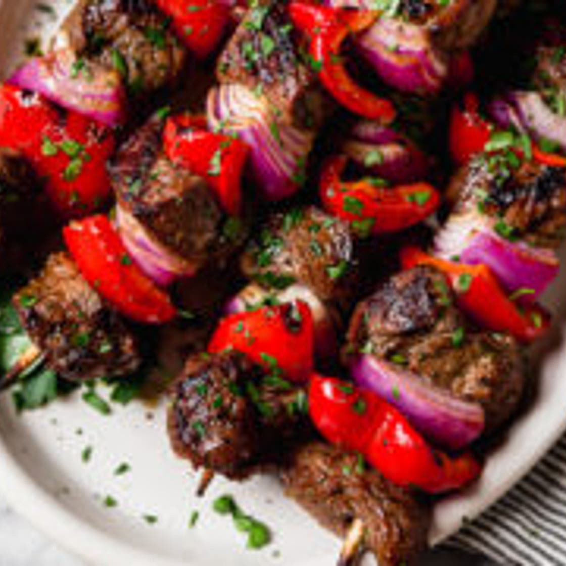 Grilled Steak Kebabs