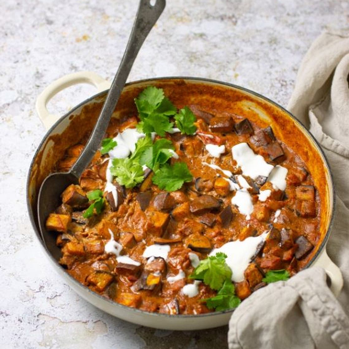 Masala Aubergine Bake