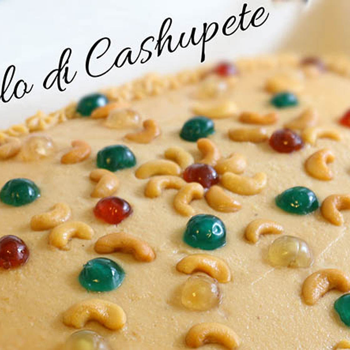 Bolo di cashupete - RECIPE for Antillean cashew nut cake