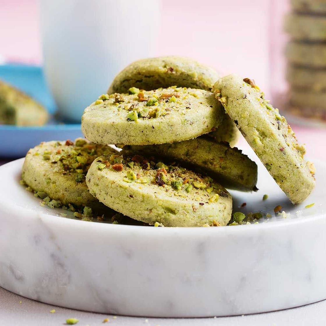 Cardamom pistachio cookies