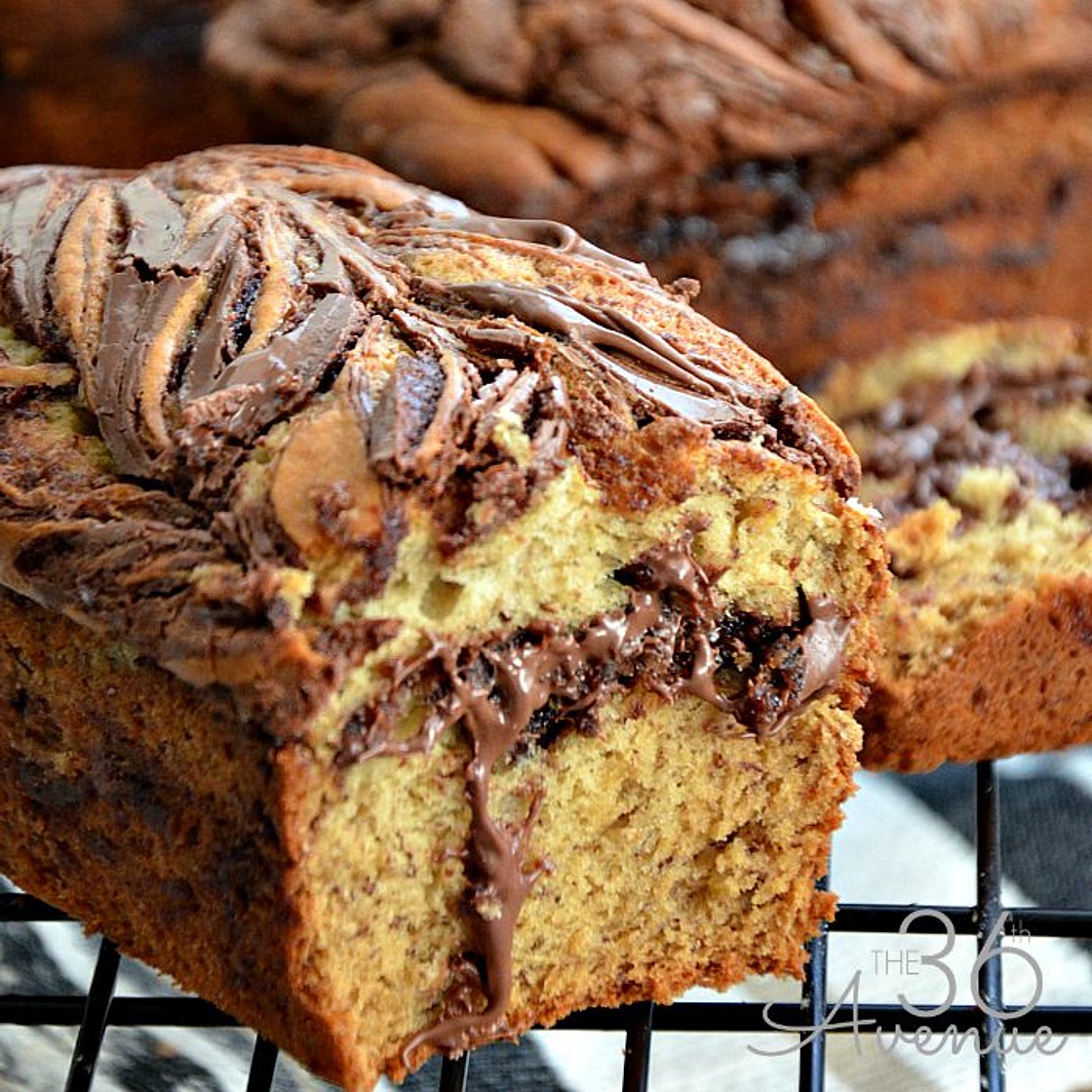 Nutella Banana Bread Recipe