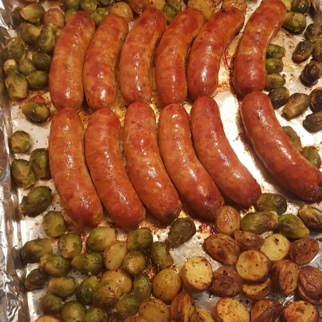 Easy Sheet Pan Italian Sausage Bake