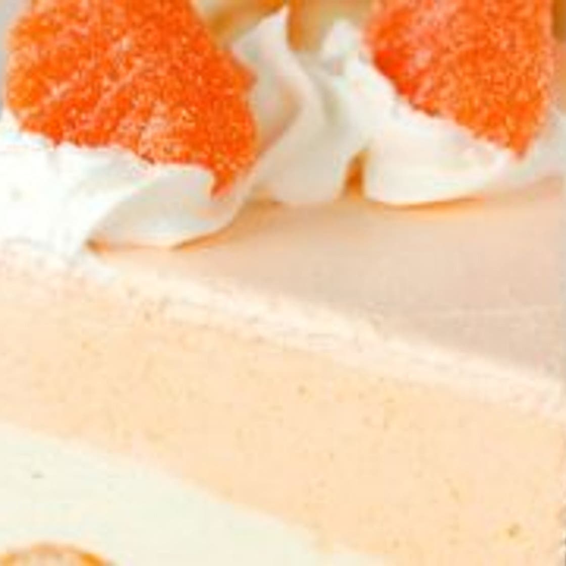 Orange Creamsicle Ice Cream Cake