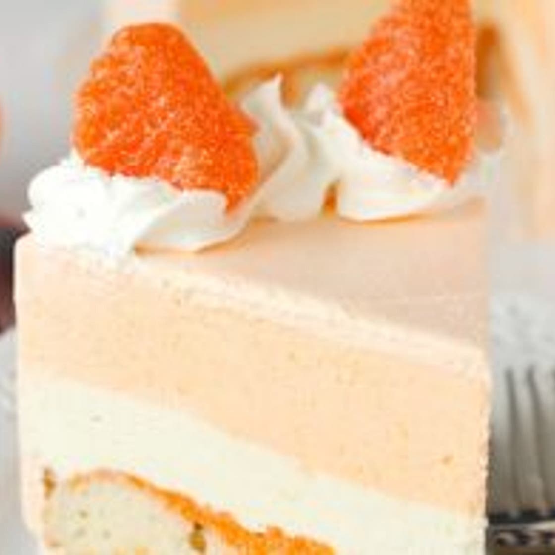 Orange Creamsicle Ice Cream Cake