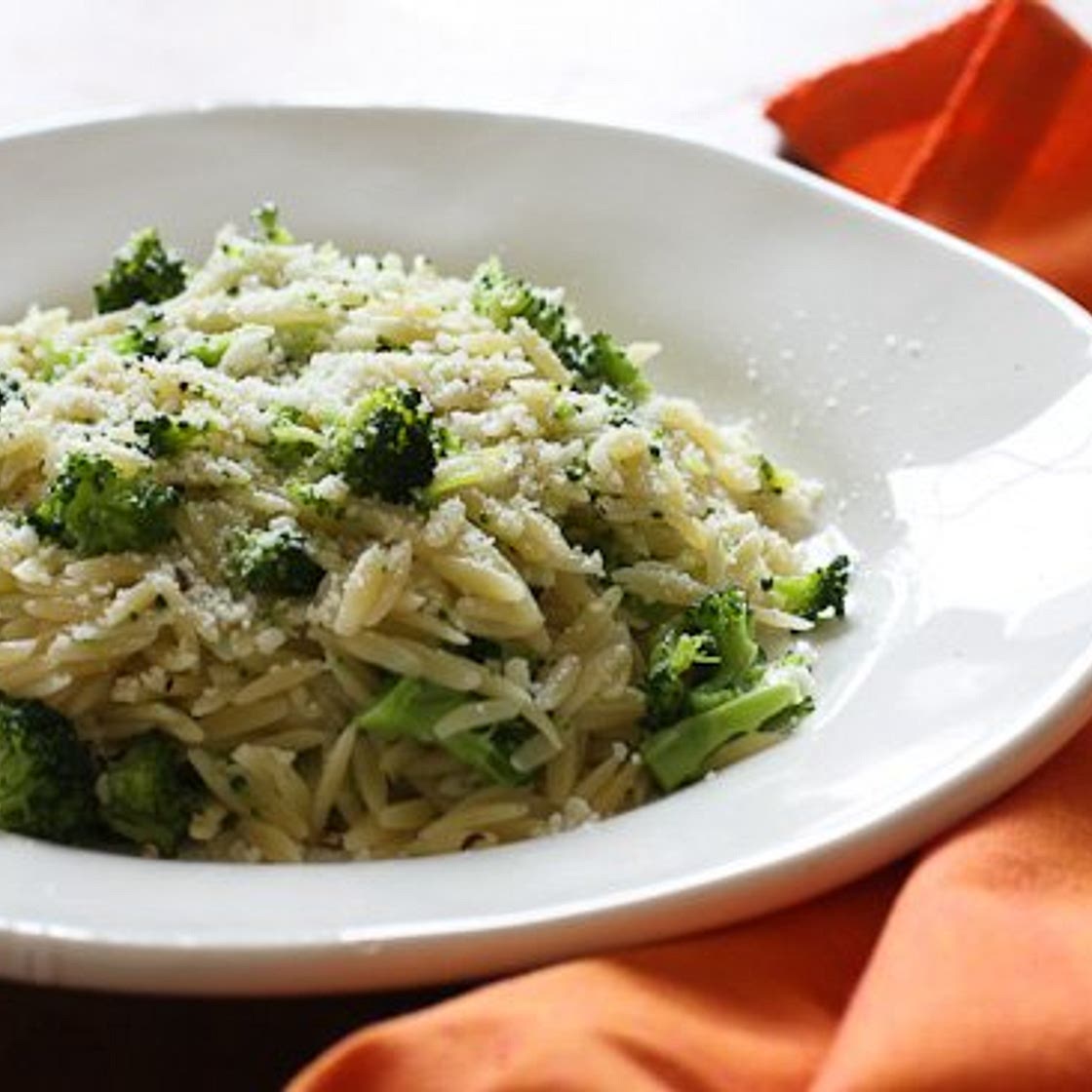 Broccoli and Orzo