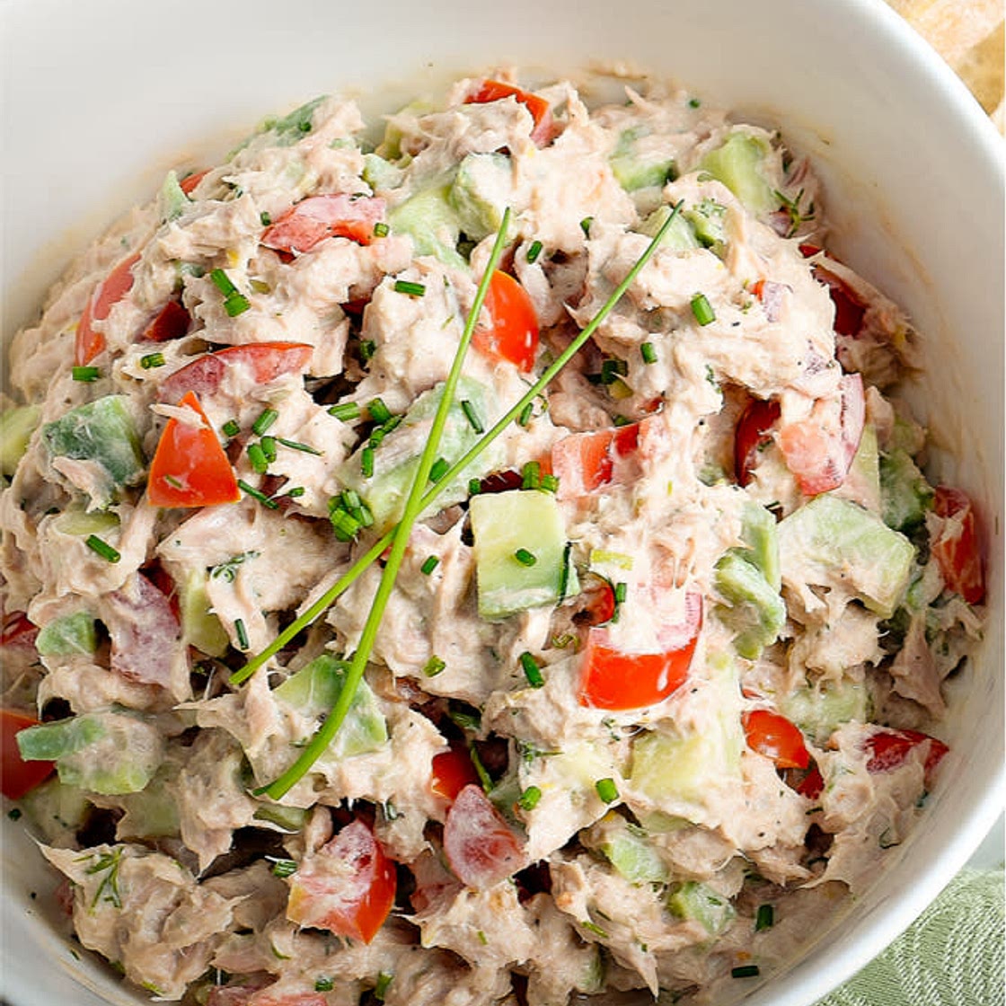 Tuna, Avocado and Tomato Salad