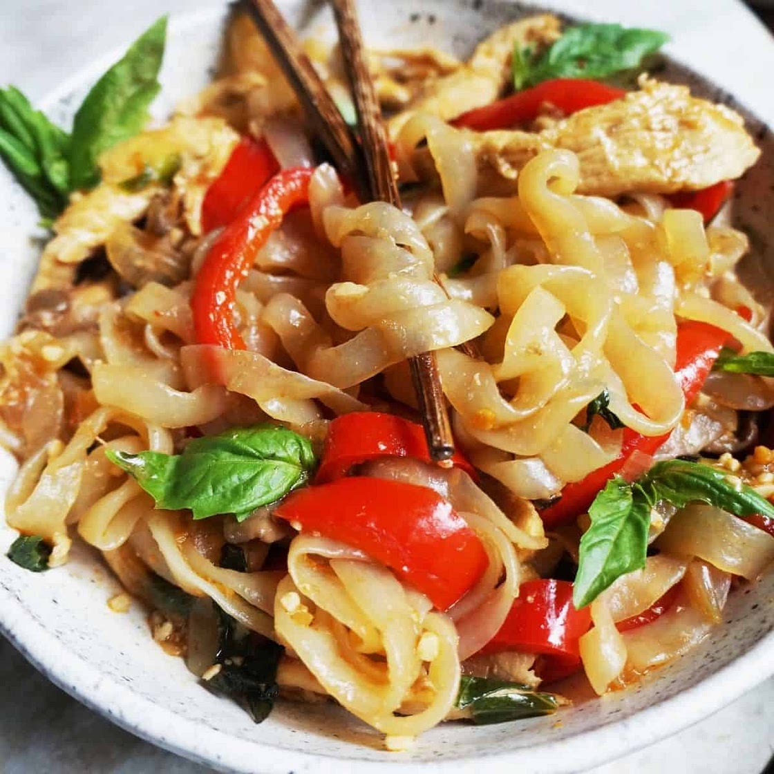 Keto Thai Drunken Noodles