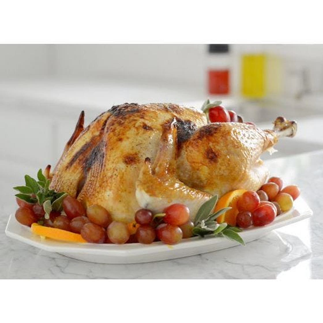 Holiday Roasted Turkey With Orange Sage Butter