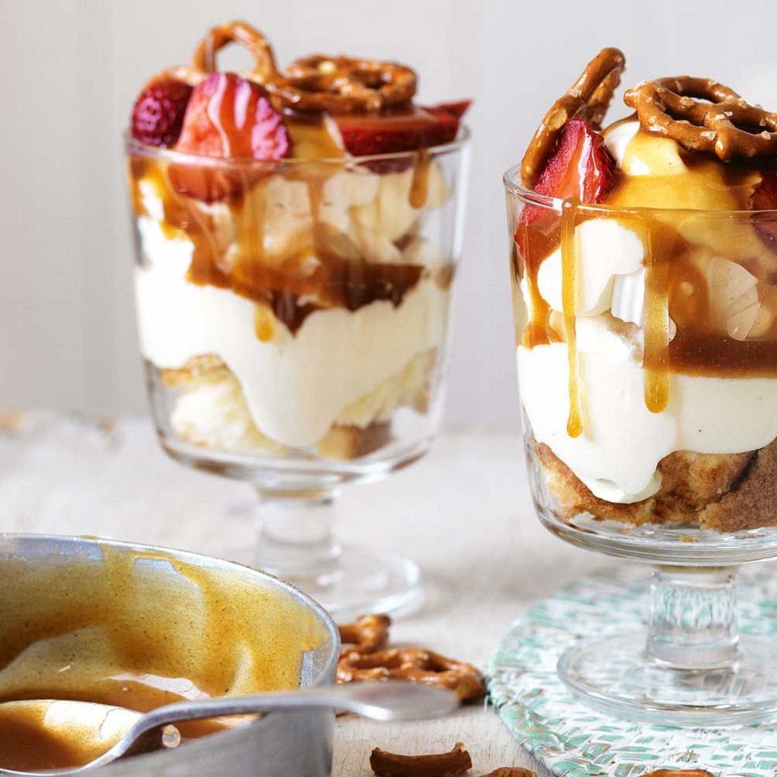 Salted caramel Eton mess