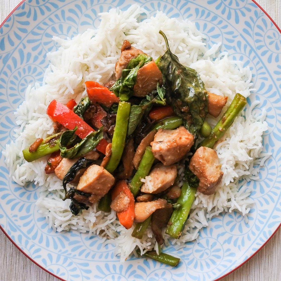 Thai Inspired Lemongrass Chicken Stir-fry