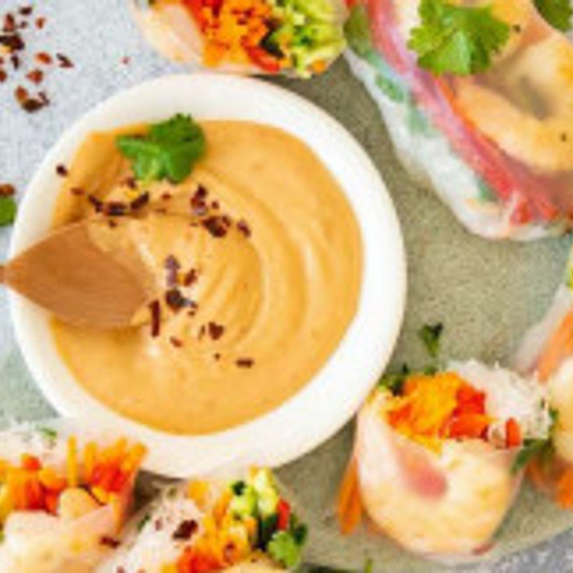 GARLIC PRAWN COLD ROLLS