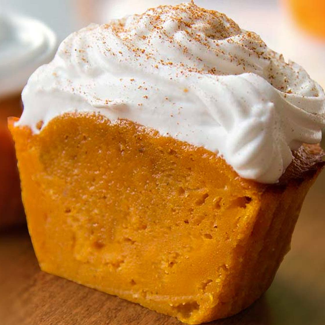 Impossible Pumpkin Pie Cupcakes