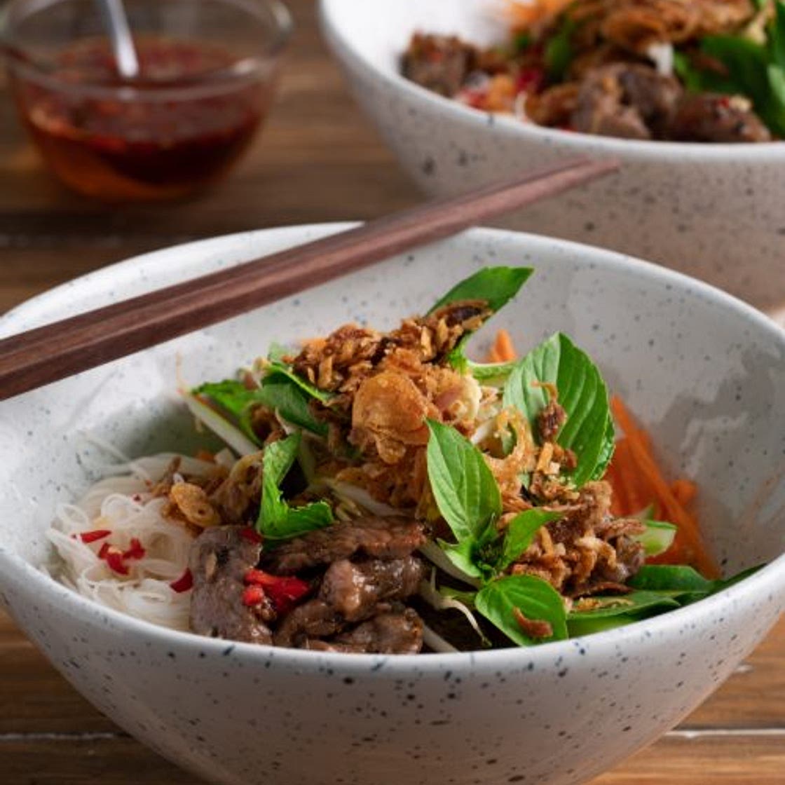 Lemongrass Beef Noodle Salad