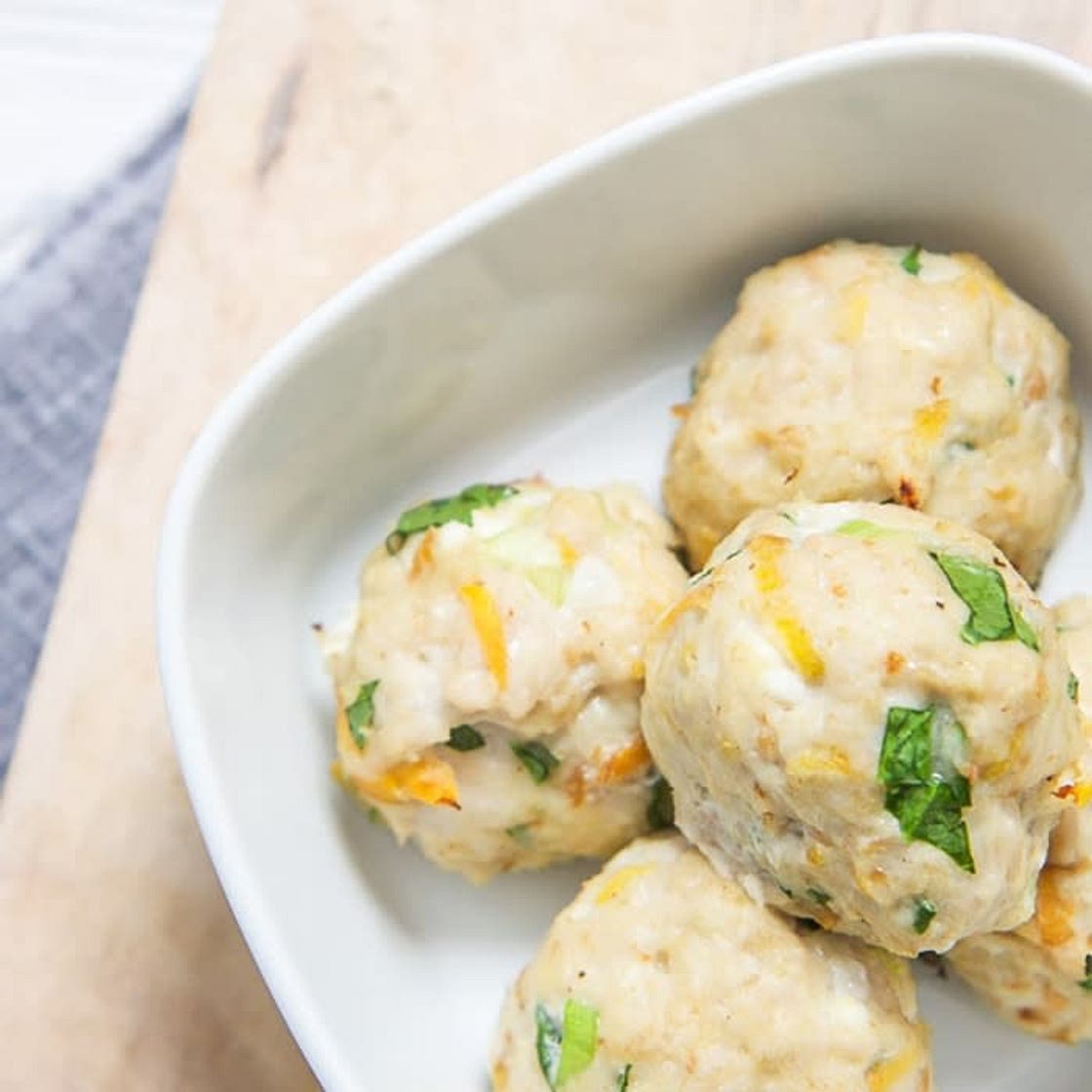 Mini Chicken + Carrot Meatballs