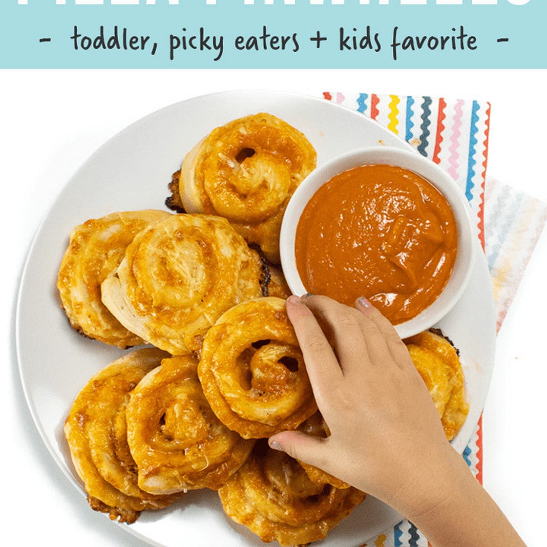 EASY PIZZA PINWHEELS (WITH HIDDEN VEGGIES)