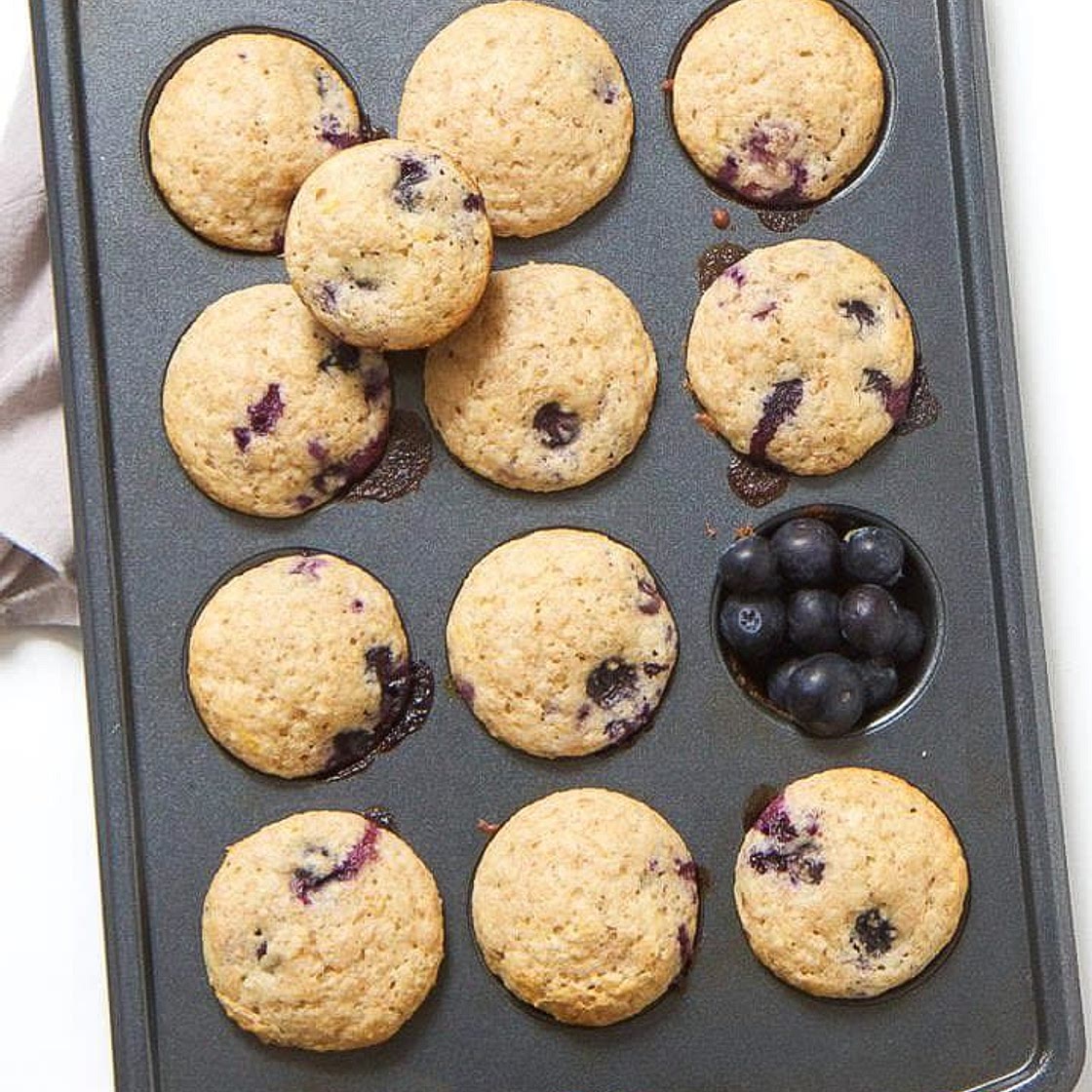 TODDLER LEMON BLUEBERRY MUFFINS