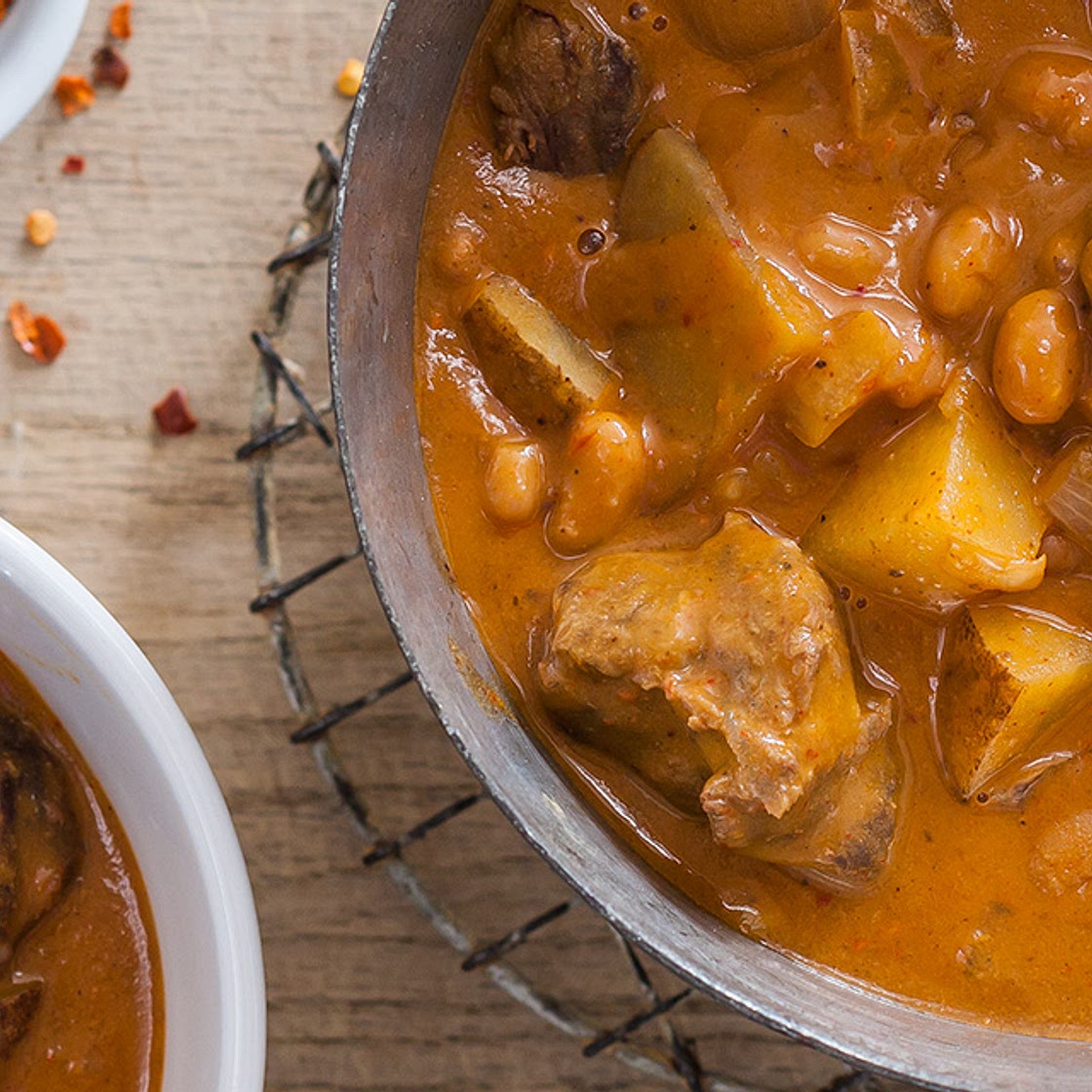 Slow Cooker Ranch Beef & Bean Stew