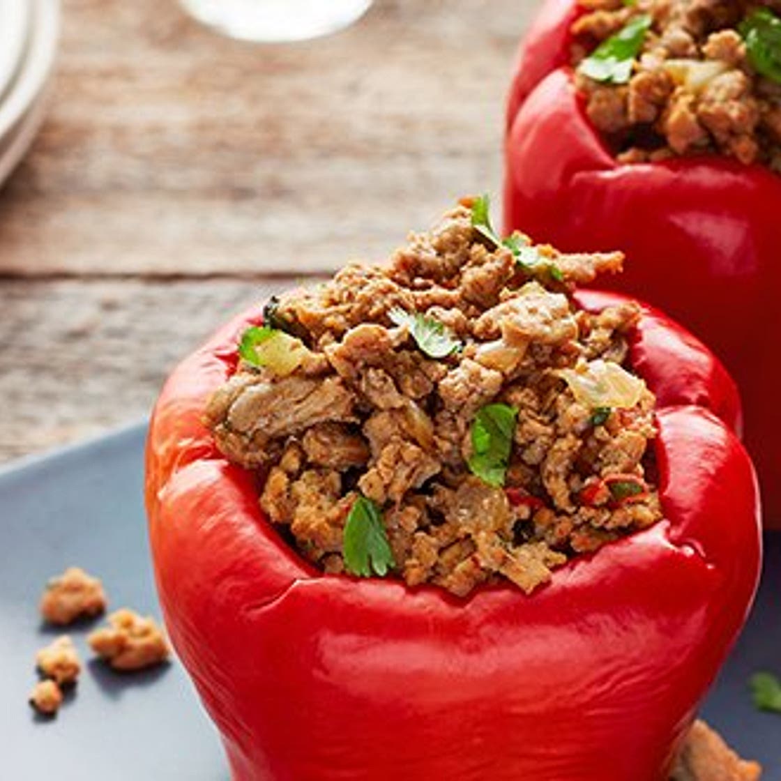 Taco Turkey Stuffed Peppers, for Slow Cooker and Instant Pot