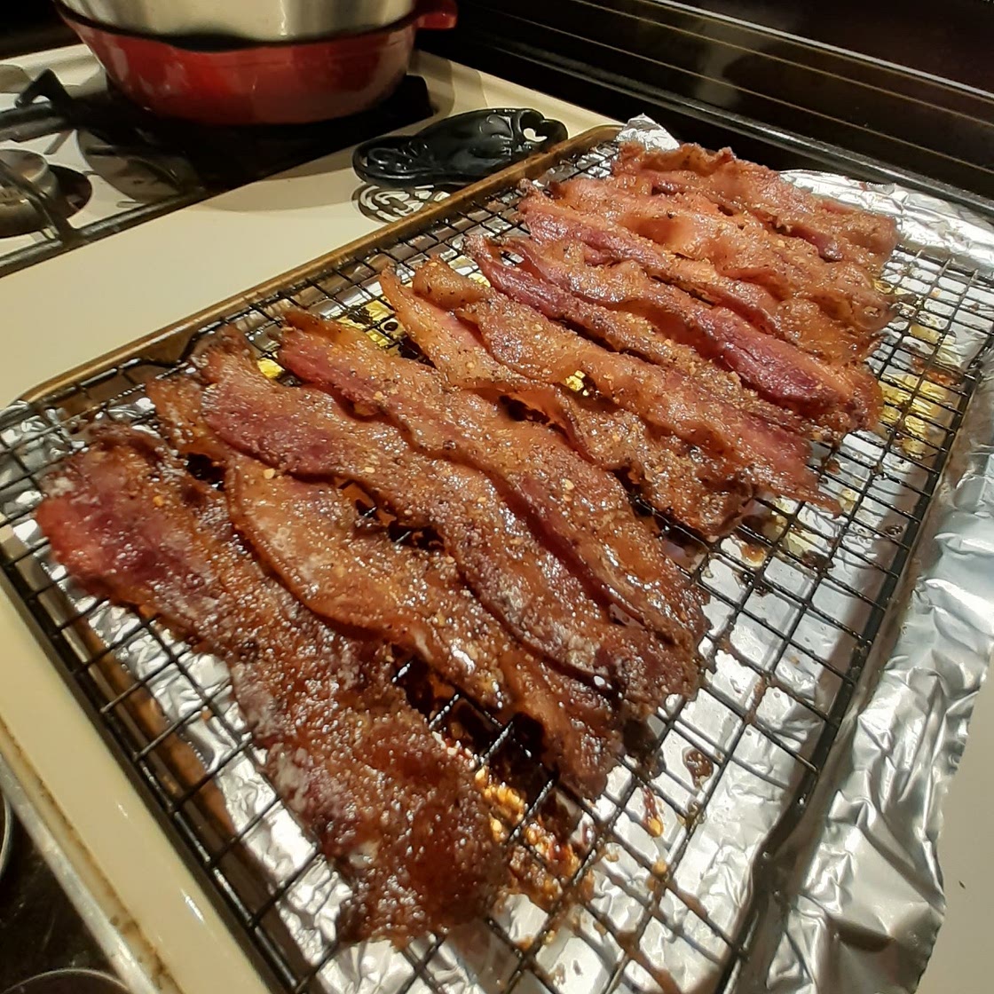 Millionaire Candied Bacon / Fogo Bacon