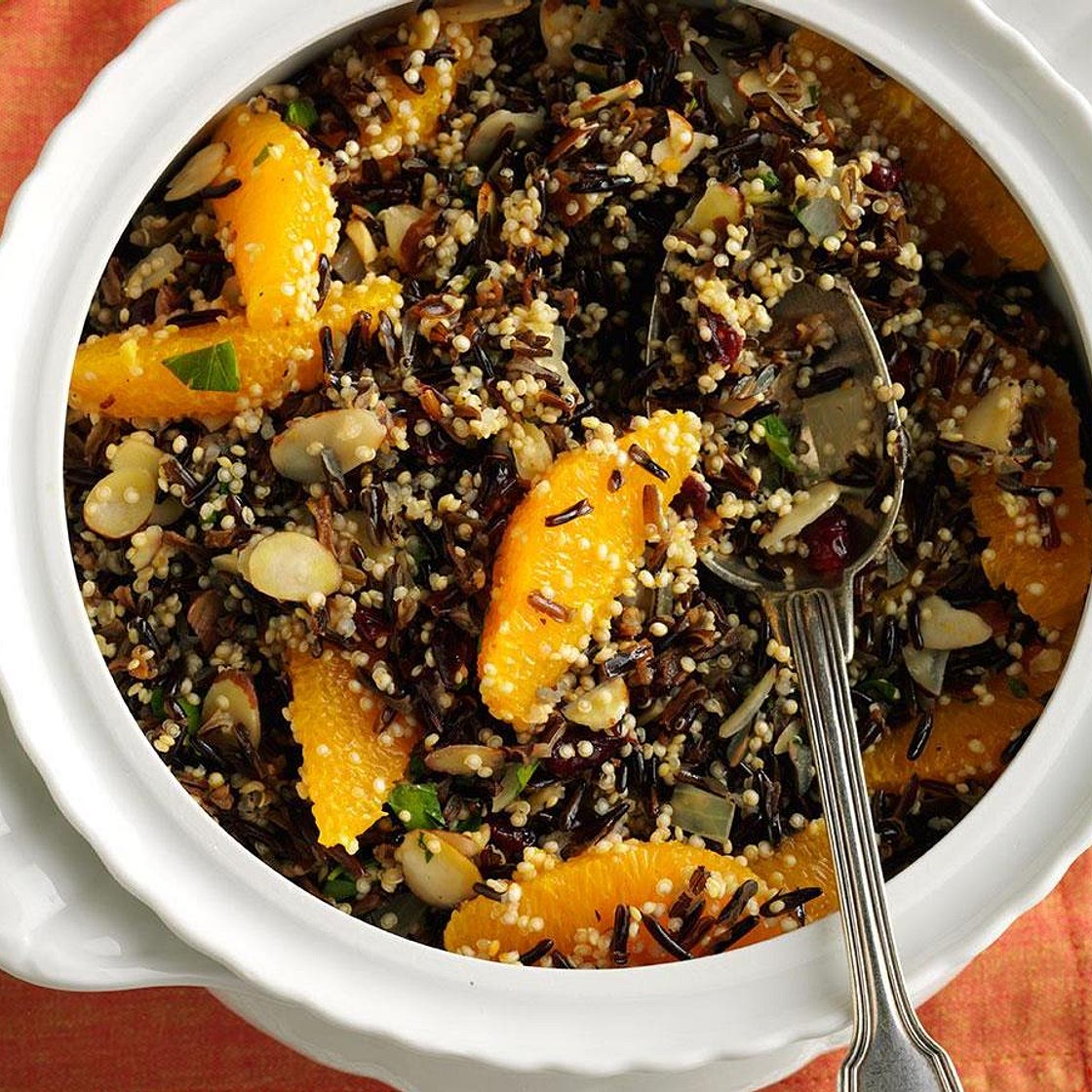 Wild Rice, Quinoa & Cranberry Salad